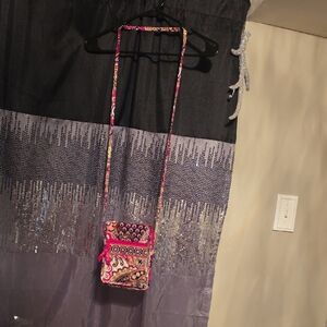 NWOT Vera Bradley Pink Paisley Crossbody Bag